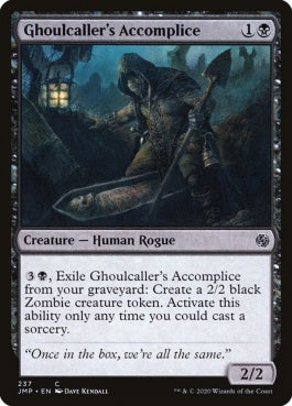 naokuroshop MTG [JMP][237][黒][C][EN][グール呼びの共犯者/Ghoulcaller's Accomplice] NM