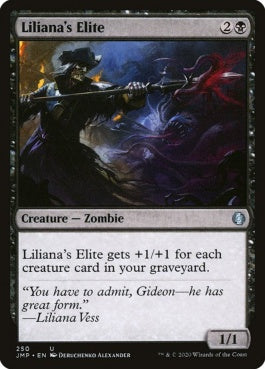 naokuroshop MTG [JMP][250][黒][U][EN][リリアナの精鋭/Liliana's Elite] NM