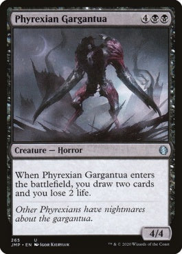 naokuroshop MTG [JMP][265][黒][U][EN][ファイレクシアのガルガンチュア/Phyrexian Gargantua] NM