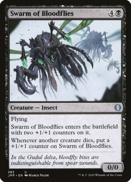 naokuroshop MTG [JMP][282][黒][U][EN][血蠅の大群/Swarm of Bloodflies] NM