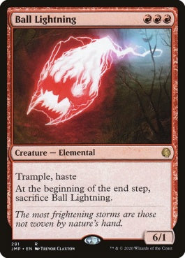 naokuroshop MTG [JMP][291][赤][R][EN][ボール・ライトニング/Ball Lightning] NM