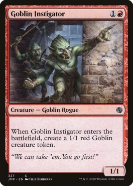 naokuroshop MTG [JMP][327][赤][C][EN][ゴブリンの扇動者/Goblin Instigator] NM