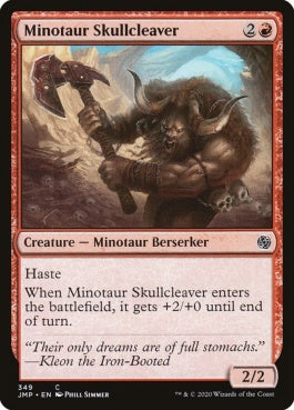 naokuroshop MTG [JMP][349][赤][C][EN][ミノタウルスの頭蓋断ち/Minotaur Skullcleaver] NM