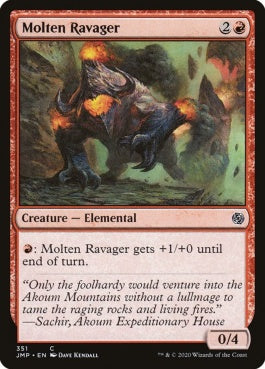 naokuroshop MTG [JMP][351][赤][C][EN][溶鉄の荒廃者/Molten Ravager] NM