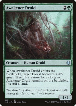 naokuroshop MTG [JMP][379][緑][U][EN][覚醒のドルイド/Awakener Druid] NM