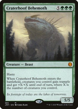 naokuroshop MTG [JMP][385][緑][M][EN][孔蹄のビヒモス/Craterhoof Behemoth] NM