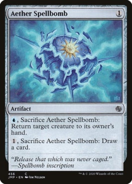 naokuroshop MTG [JMP][456][茶][C][EN][上天の呪文爆弾/AEther Spellbomb] NM