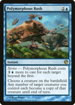 naokuroshop MTG [JOU][046][青][R][EN][変身体の殺到/Polymorphous Rush] NM