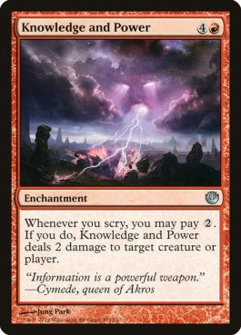 naokuroshop MTG [JOU][101][赤][U][EN][知識と力/Knowledge and Power] NM