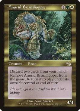 naokuroshop MTG [JUD][137][多][R][EN][藪跳ねアヌーリッド/Anurid Brushhopper] NM