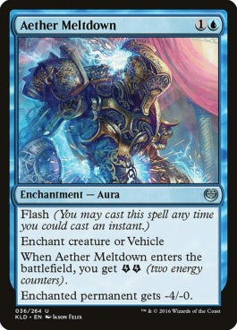 naokuroshop MTG [KLD][036][青][U][EN][霊気溶融/Aether Meltdown] NM