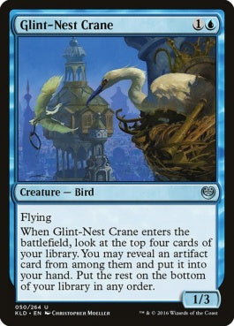 naokuroshop MTG [KLD][050][青][U][EN][光り物集めの鶴/Glint-Nest Crane] NM