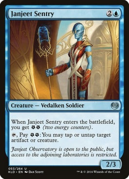 naokuroshop MTG [KLD][053][青][U][EN][ジャンジーの歩哨/Janjeet Sentry] NM