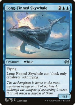 naokuroshop MTG [KLD][054][青][U][EN][ヒレナガ空鯨/Long-Finned Skywhale] NM