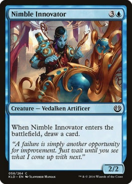 naokuroshop MTG [KLD][058][青][C][EN][敏捷な革新者/Nimble Innovator] NM