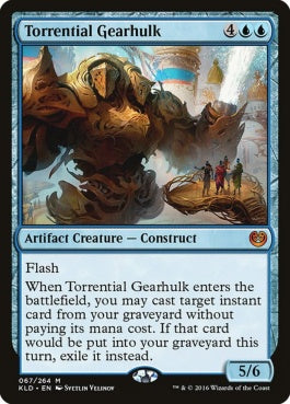 naokuroshop MTG [KLD][067][青][M][EN][奔流の機械巨人/Torrential Gearhulk] NM