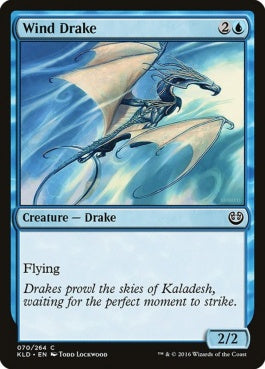 naokuroshop MTG [KLD][070][青][C][EN][風のドレイク/Wind Drake] NM