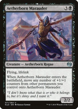 naokuroshop MTG [KLD][071][黒][U][EN][霊基体の匪賊/Aetherborn Marauder] NM