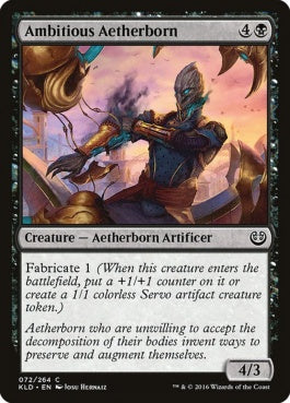 naokuroshop MTG [KLD][072][黒][C][EN][霊基体の野心家/Ambitious Aetherborn] NM