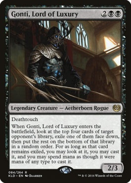 naokuroshop MTG [KLD][084][黒][R][EN][豪華の王、ゴンティ/Gonti, Lord of Luxury] NM