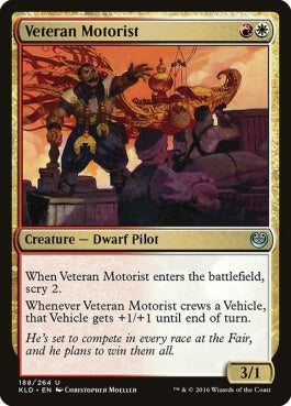 naokuroshop MTG [KLD][188][多][U][EN][経験豊富な操縦者/Veteran Motorist] NM