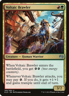 naokuroshop MTG [KLD][189][多][U][EN][通電の喧嘩屋/Voltaic Brawler] NM