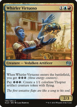 naokuroshop MTG [KLD][190][多][U][EN][つむじ風の巨匠/Whirler Virtuoso] NM