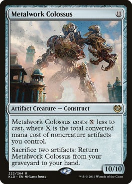 naokuroshop MTG [KLD][222][茶][R][EN][金属製の巨像/Metalwork Colossus] NM