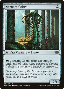 naokuroshop MTG [KLD][224][茶][C][EN][ナーナムのコブラ/Narnam Cobra] NM