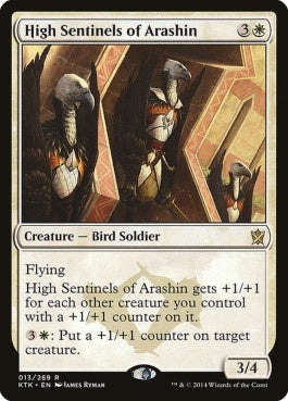 naokuroshop MTG [KTK][013][白][R][EN][アラシンの上級歩哨/High Sentinels of Arashin] NM