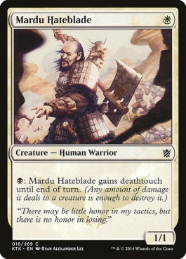 naokuroshop MTG [KTK][016][白][C][EN][マルドゥの悪刃/Mardu Hateblade] NM