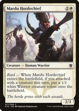 naokuroshop MTG [KTK][017][白][C][EN][マルドゥの軍族長/Mardu Hordechief] NM