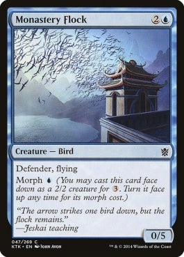 naokuroshop MTG [KTK][047][青][C][EN][僧院の群れ/Monastery Flock] NM