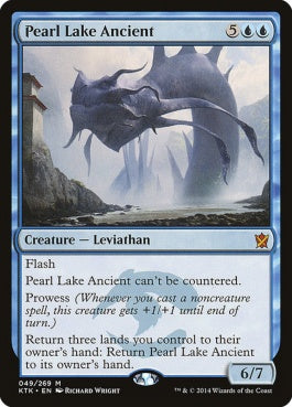 naokuroshop MTG [KTK][049][青][M][EN][真珠湖の古きもの/Pearl Lake Ancient] NM