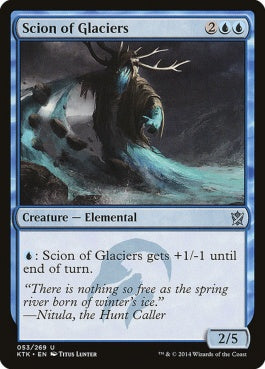 naokuroshop MTG [KTK][053][青][U][EN][氷河の末裔/Scion of Glaciers] NM