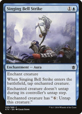 naokuroshop MTG [KTK][055][青][C][EN][鐘音の一撃/Singing Bell Strike] NM