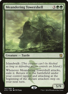 naokuroshop MTG [KTK][141][緑][R][EN][うねる塔甲羅/Meandering Towershell] NM