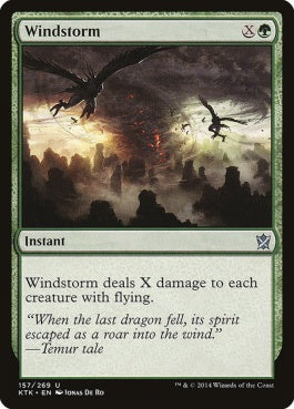 naokuroshop MTG [KTK][157][緑][U][EN][暴風/Windstorm] NM