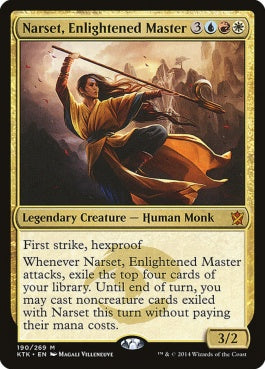 naokuroshop MTG [KTK][190][多][M][EN][悟った達人、ナーセット/Narset, Enlightened Master] NM