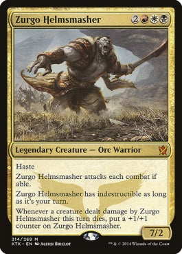 naokuroshop MTG [KTK][214][多][M][EN][兜砕きのズルゴ/Zurgo Helmsmasher] NM