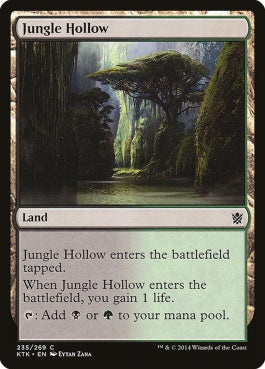 naokuroshop MTG [KTK][235][土地][C][EN][ジャングルのうろ穴/Jungle Hollow] NM