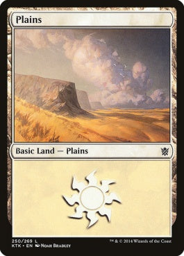 naokuroshop MTG [KTK][250][土地][C][EN][平地/Plains] NM