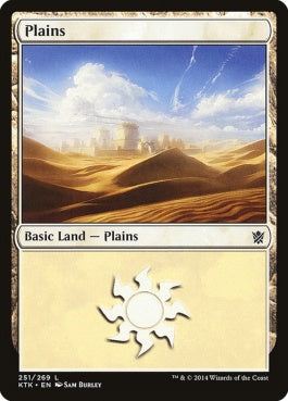 naokuroshop MTG [KTK][251][土地][C][EN][平地/Plains] NM