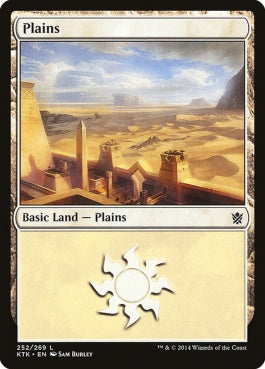 naokuroshop MTG [KTK][252][土地][C][EN][平地/Plains] NM