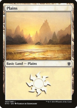 naokuroshop MTG [KTK][253][土地][C][EN][平地/Plains] NM