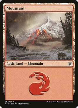 naokuroshop MTG [KTK][265][土地][C][EN][山/Mountain] NM