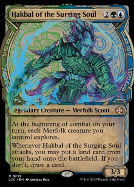 naokuroshop MTG [LCC][0019][多][M][EN][うねる魂のハクバル/Hakbal of the Surging Soul]（foil） NM