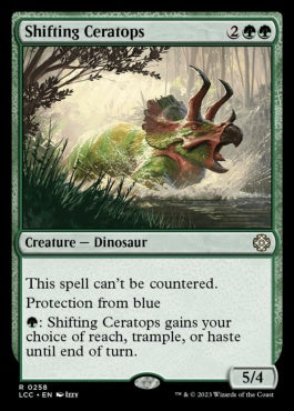 naokuroshop MTG [LCC][0258][緑][R][EN][変容するケラトプス/Shifting Ceratops] NM