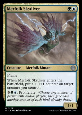 naokuroshop MTG [LCC][0277][多][U][EN][マーフォークのスカイダイバー/Merfolk Skydiver] NM