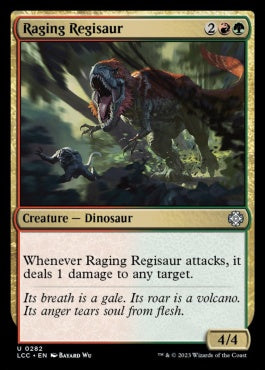 naokuroshop MTG [LCC][0282][多][U][EN][怒り狂うレギサウルス/Raging Regisaur] NM